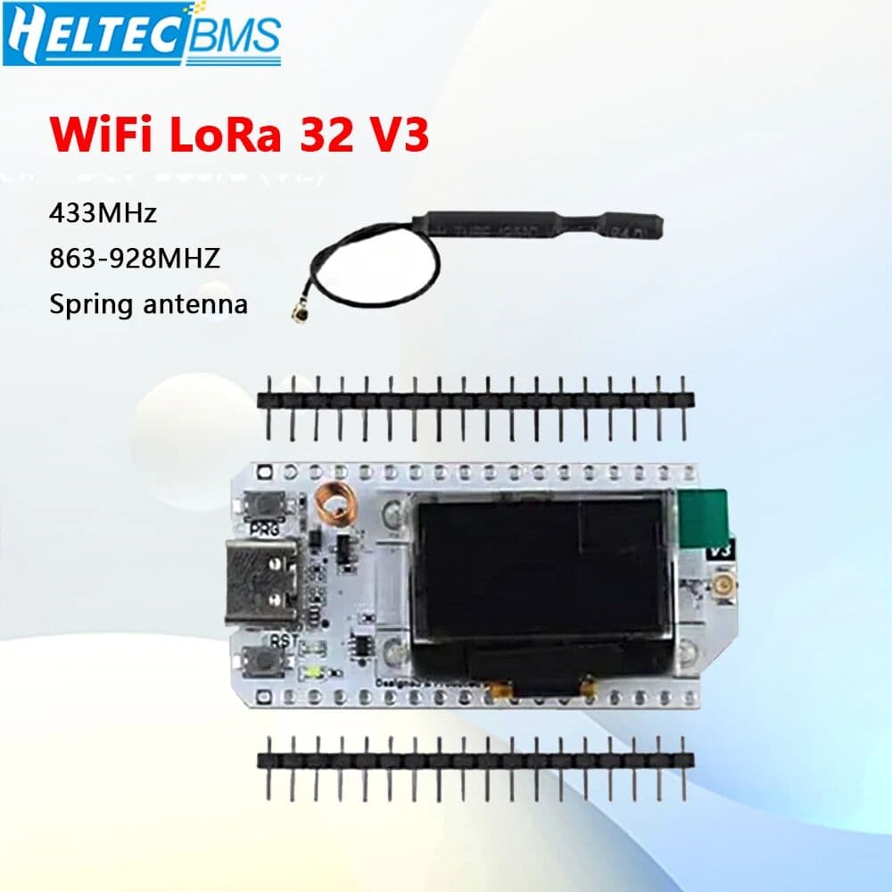 Heltec Automation Heltec WiFi LoRa 32 V3 Dev-board with SX1262 ESP32 LORA node with OLED Display wireless shell stick lora gateway wifi BLE node