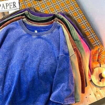 Uplifted Finds Vintage Cotton Snowflake Point Solid Color Short Sleeve T Shirt For Men And Women Streetwear Hip Hop Style 2xl dark Green