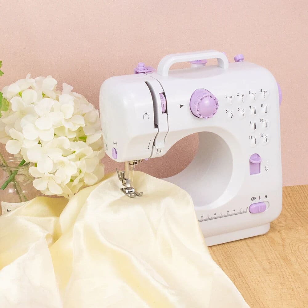 NONE 505a Sewing Machine, Multi-functional Mini Small Electric Household Overlock Sewing Machine