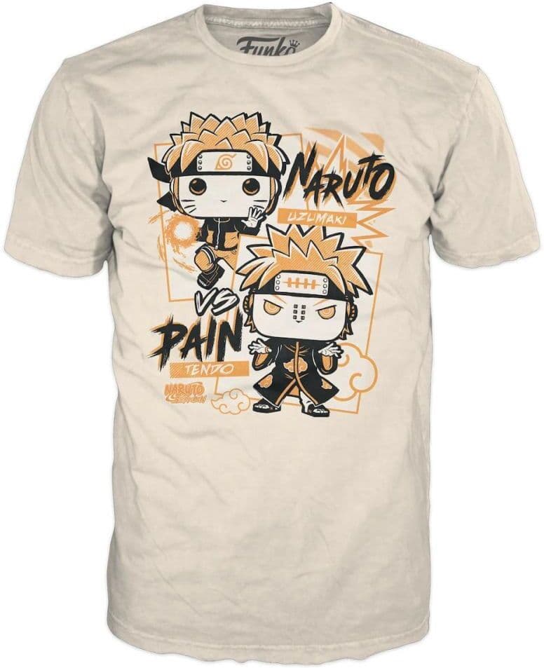 Funko Boxed Tee: Naruto Shippuden - Naruto vs Pain T-Shirt (XL)