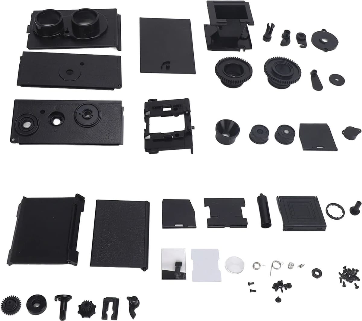 Aramox 35MM Dual Lens Film Camera DIY Classic Retro Double Reflex Film Camera TLR Camera for 35MM 135 Film new