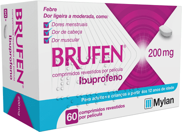 Brufen 200 mg Comprimidos Ibuprofeno 60 comprimidos