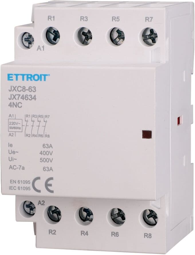 Ettroit Contattore Modulare 4p 63 A 4nc  Jx74634