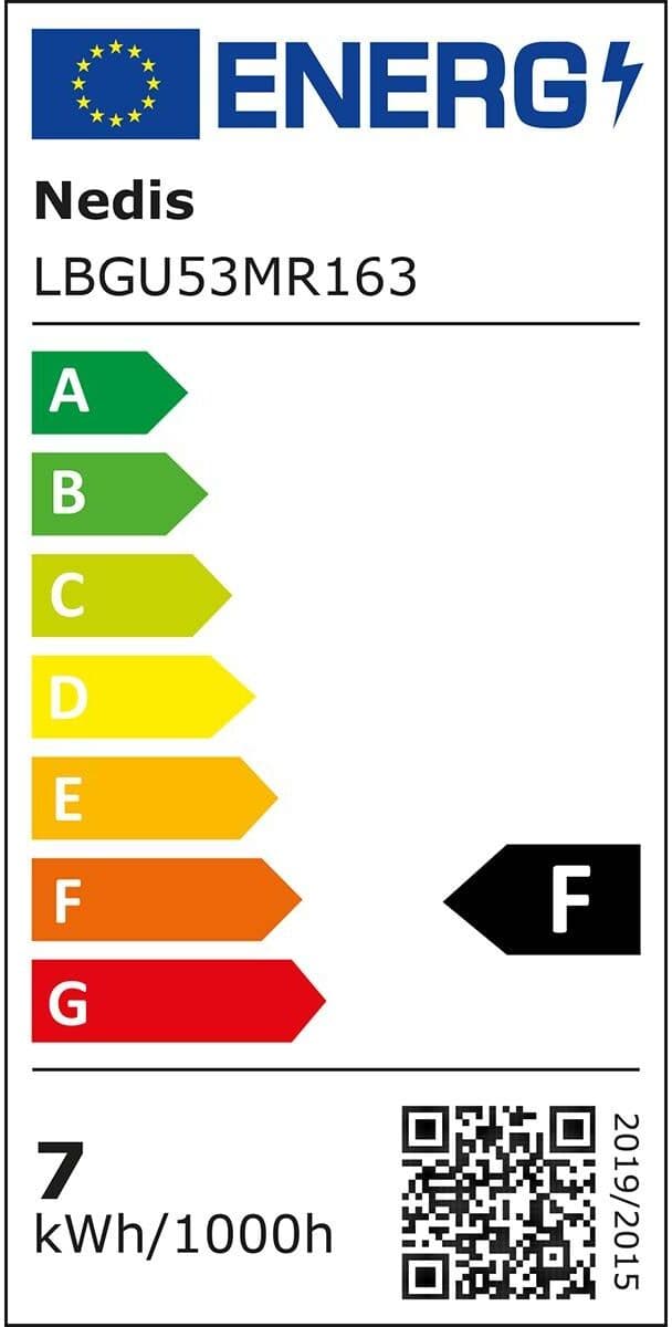 Led-Pære - Spotpære Gu5.3,.5, 6,5 Watt, 450lm, 2700k - For 2 Pinns Kontakt, Dimbar
