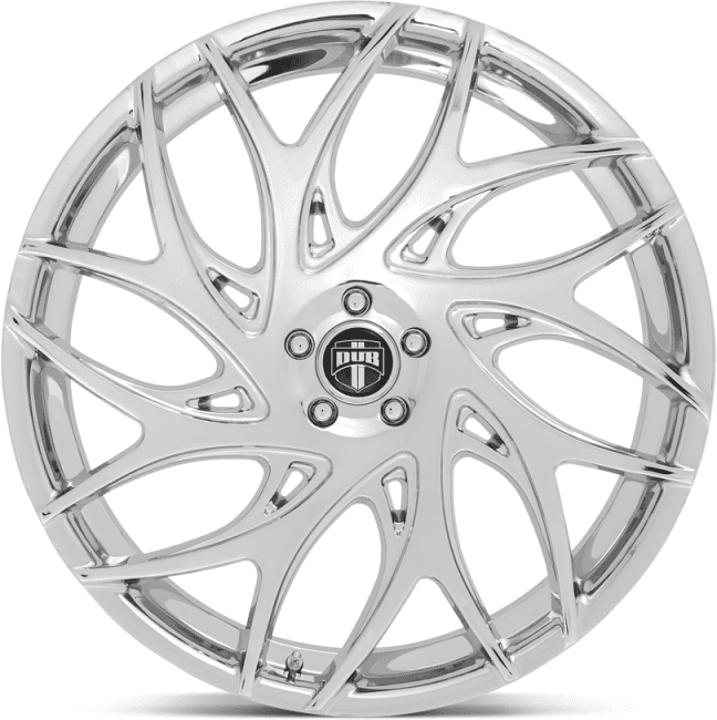 Jantă de Aluminiu, DUB S258 G.O.A.T., 24x10.0, ET 10, 5x127, 78.1, Crom