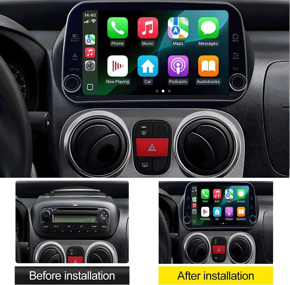 YaYp 7inch Carplay Car Radio Multimedia Video Player with WiFi for Fiat Fiorino Citroen Nemo Peugeot Bipper 2008-2017