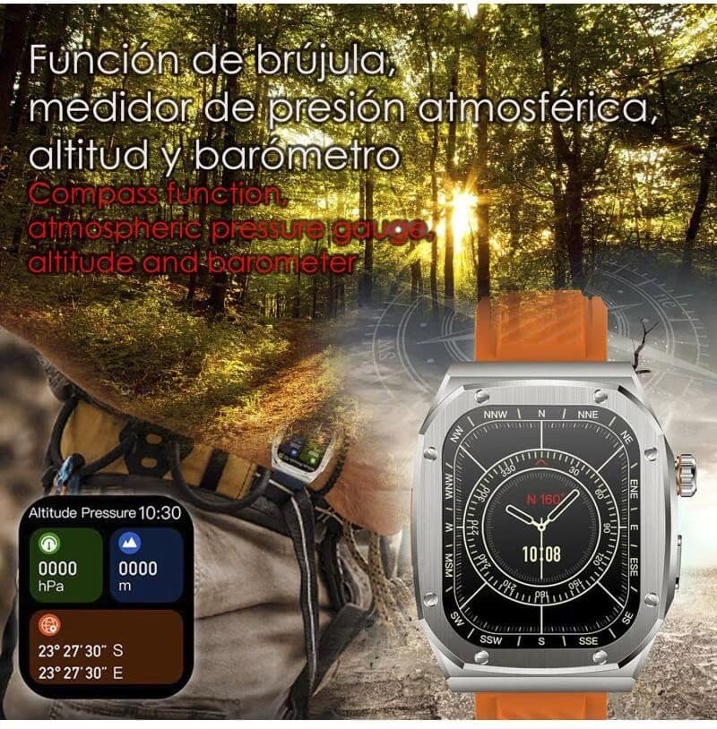 Dam Smartwatch Z79 Max Negro 1,2x4,4x5,5 Hombre