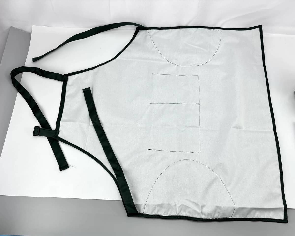 INF Wasserdichte Schürze mit Handtuch Grün