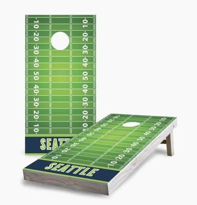 Skip's Garage Seattle Football Cornhole Boards