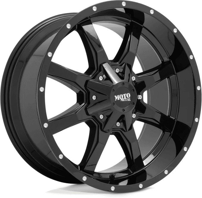 Jantă de Aluminiu, MOTO Metal MO970, 20x10.0, ET -24, 6x135 / 6x139.7, 106.1, Negru
