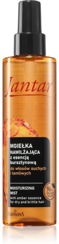Farmona Jantar Amber Essence mgiełka nawilżająca do włosów suchych i zniszczonych 200 ml