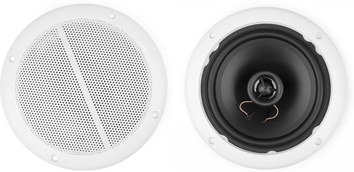 Pack 2x Altifalantes de Tecto 5" 80W 8ohm IP56 "À Prova de Água" (MS50) - Power Dynamics