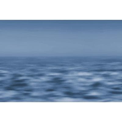 Fototapete ARCHITECTS PAPER "Atelier 47 Water Surface Artwork 2", blau (dunkelblau), B:4m L:2,7m, Vlies, Tapeten, Vlies, Wand, Schräge, Decke