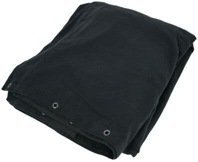 Stairville Euro Curtain 320g/m² 3.0x6.0m Schwarz
