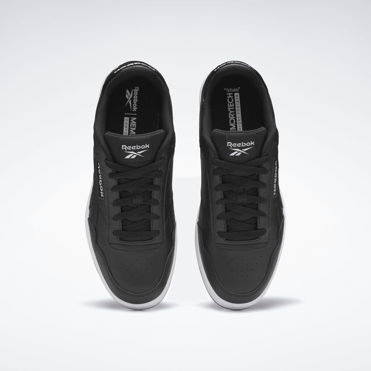 Sneaker REEBOK CLASSIC "REEBOK COURT ADVANCE", Damen, Gr. 45, schwarz, Synthetik, Schuhe Sneaker schwarz 45