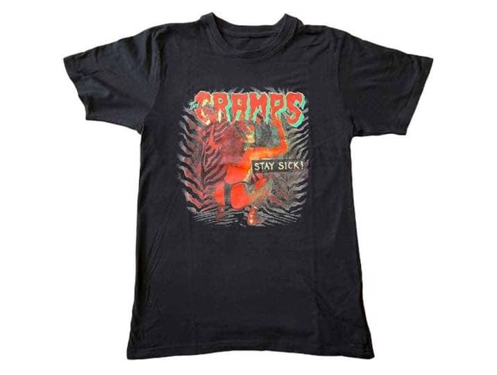 The Cramps T Shirt Stay Sick Band Logo nieuw Officieel Mannen Zwart XXL