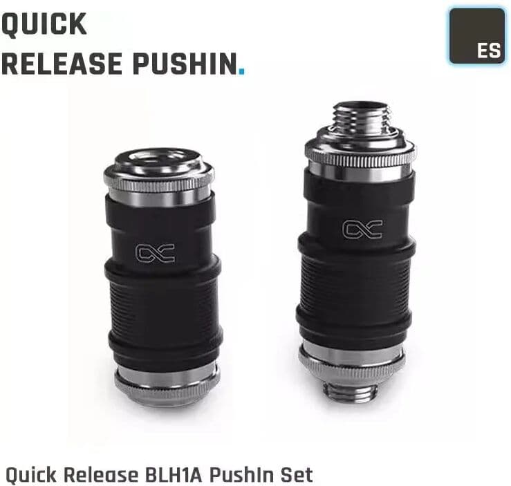 Alphacool ES Quick Release BLH1A PushIn Set OT-OT,IT-IT,Water Cooling Valve Connector Use In Server Workerstation System