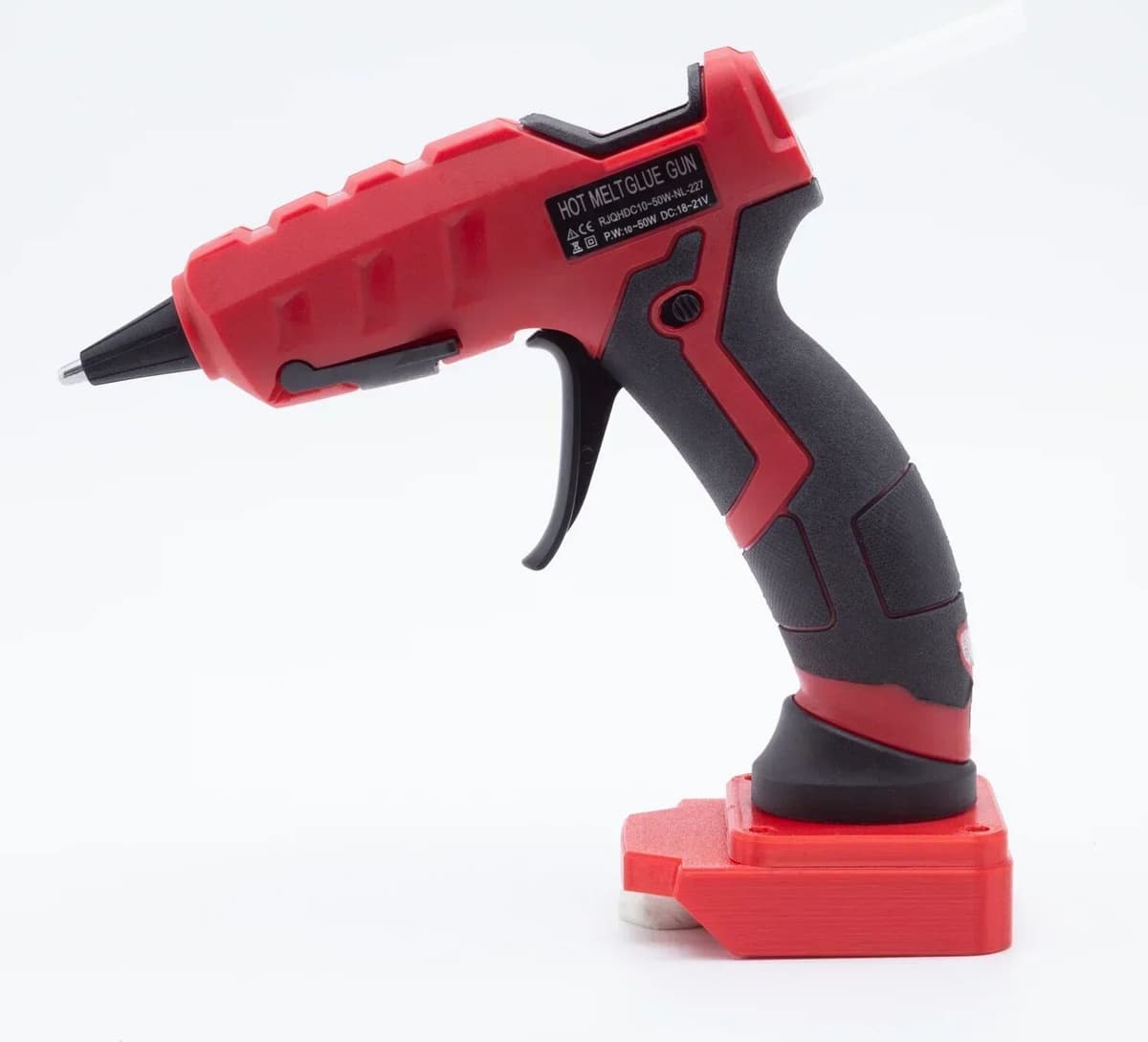 NONE Cordless Electric Handheld For Lidl Parkside X20V Li-ion Battery Hot Glue Gun Repair DIY Tool Hot Melt Welding with 10pcs Strip