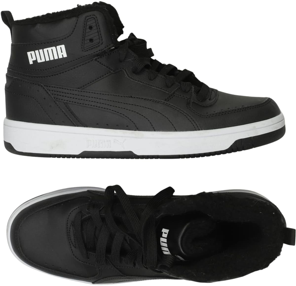 Puma Herren Sneaker, Schwarz, Gr. EU 42.5, Kunstleder - Second Hand