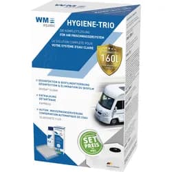 WM aquatec Hygiene-Trio Wasserhygiene Komplettset für Tankgröße 160 Liter