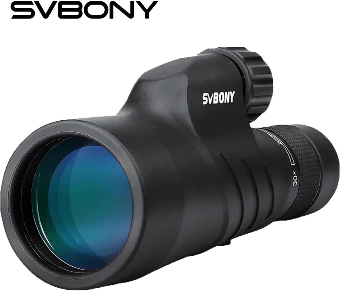 Svbony SV45 Zoom Monoculars 10-30x50 BAK4 Prism FMC IPx7 Waterproof High Magnification Telescope Camping Equipment