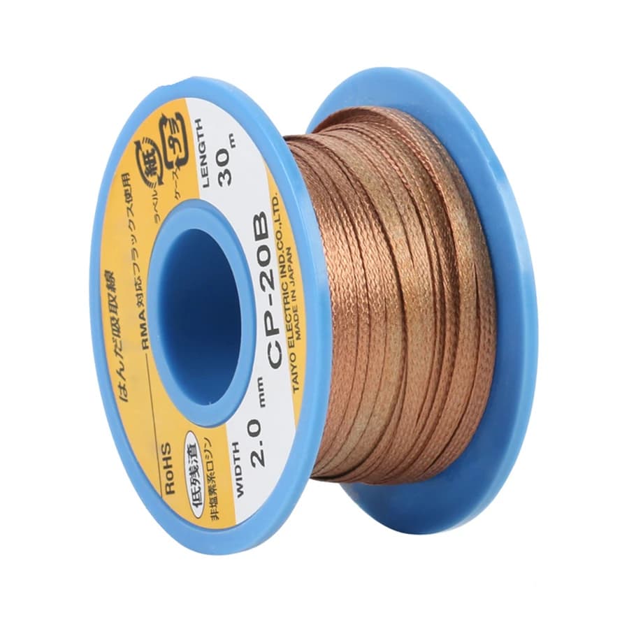 NONE GootWick Solder Wick Remover Desoldering Wire 20M 30M Length Desoldering Braid BGA Soldering Repair Tools