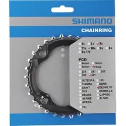 Shimano Kettenblatt Deore XT FC-M782 96mm 30 Zähne