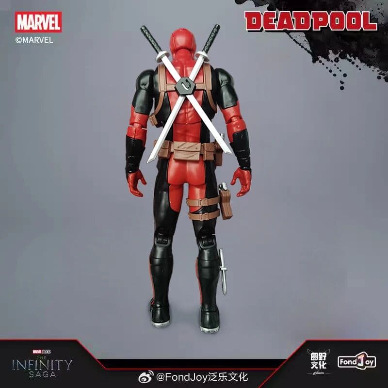 Fondjoy Marvel Anti Heroes Anime Figure 15cm Deadpool Joints Movable 1/12 Assembled Model Toy Table Ornament Children's Toy Gift