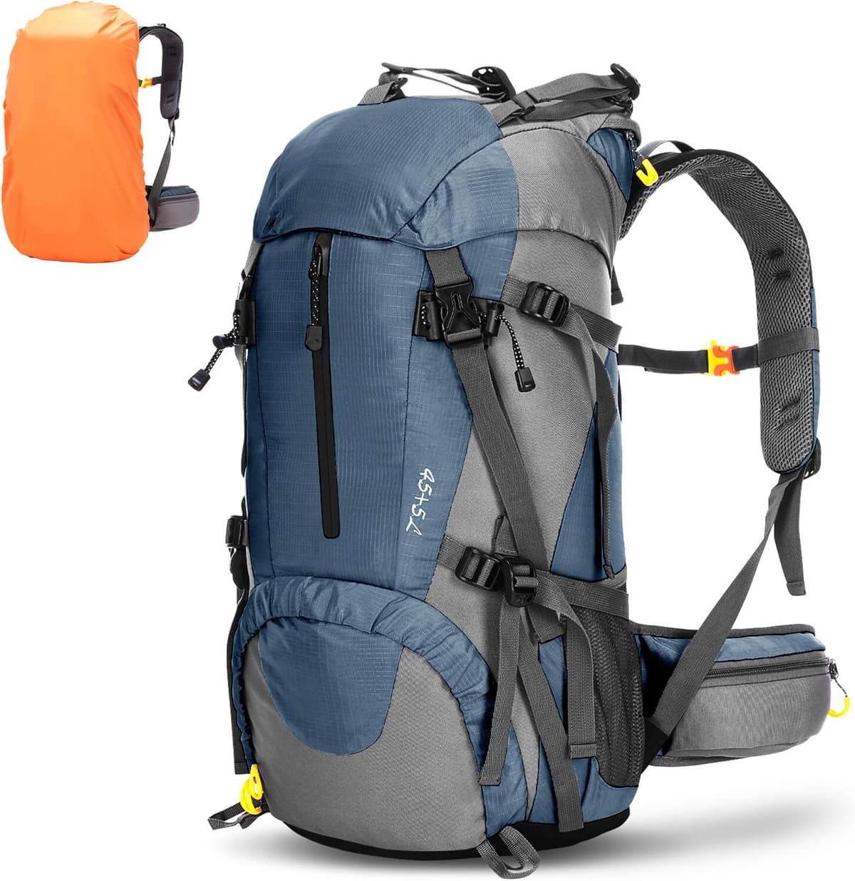 NONE 50L Waterproof Outdoor Sport Hiking Camping Travel Backpack Pack Mountaineering Climbing Trekking Bag Knapsack with Rain Cover