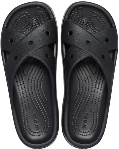 Crocs Classic Cross Strap sandaalit (naiset) - Chalk, 37-38