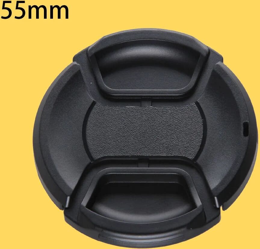 EINGCA 100 Pieces 55mm Camera Lens Cap Cover For Canon Nikon Sony Pentax Olypums Pansonic Fujifilm Leica Samsung Sigma Tamron Yongnuo