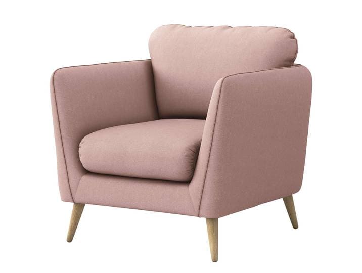 Fauteuil Belmil Rose foncé Microfibre Sole 92 x 89 x 88cm