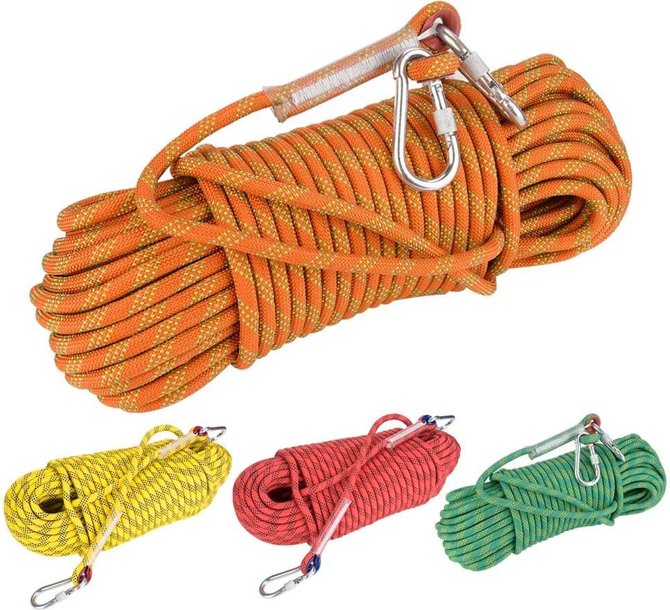 NONE 12mm 30m Outdoor Rock Climbing Escape Rope 12mm Diameter Safety Survival Cord