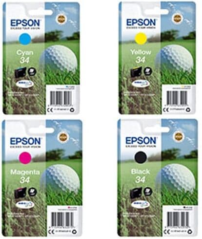 Epson T34 Pack 4 Cartuchos de tinta (T3466)