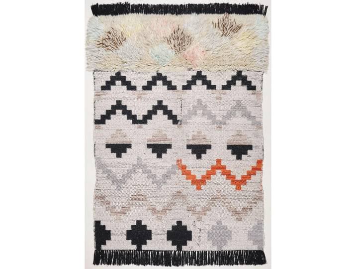 Theko Webteppich Nomadic-Design 160x230 cm, Mehrfarbig, Abstrakt, Rechteckig, 160x230 cm, für Fußbodenheizung geeignet, Teppiche und Böden, Teppiche, Webteppiche