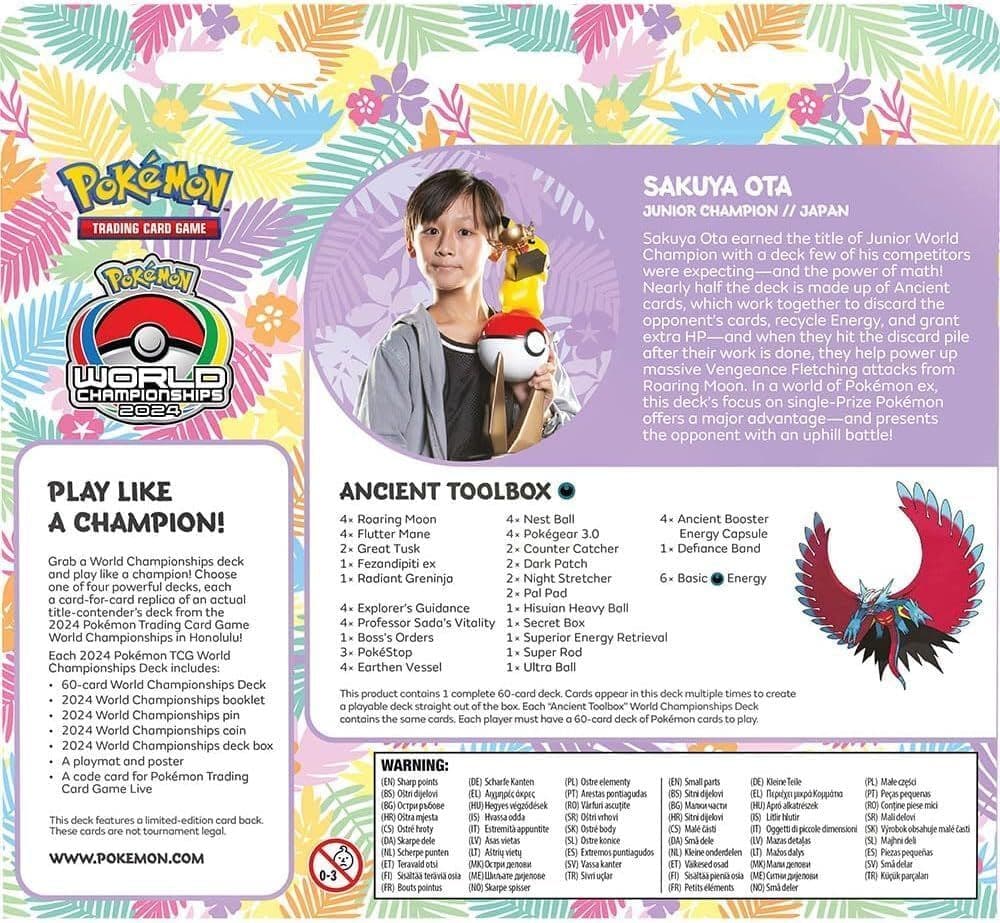 Pokemon 2024 World Championships Deck - Ancient Toolbox