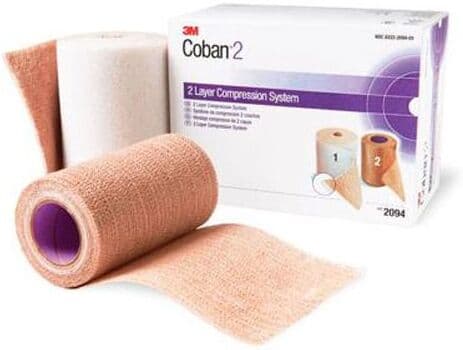 Coban 2 Kompresjonsbehandling - 1 Stk Kompresjonsbandasje Bandasjer Og Kompresser Sår Og Skader
