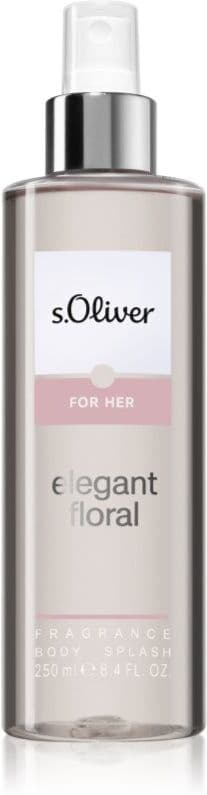 s.Oliver Elegant Floral For Her spray corporel pour femme 250 ml