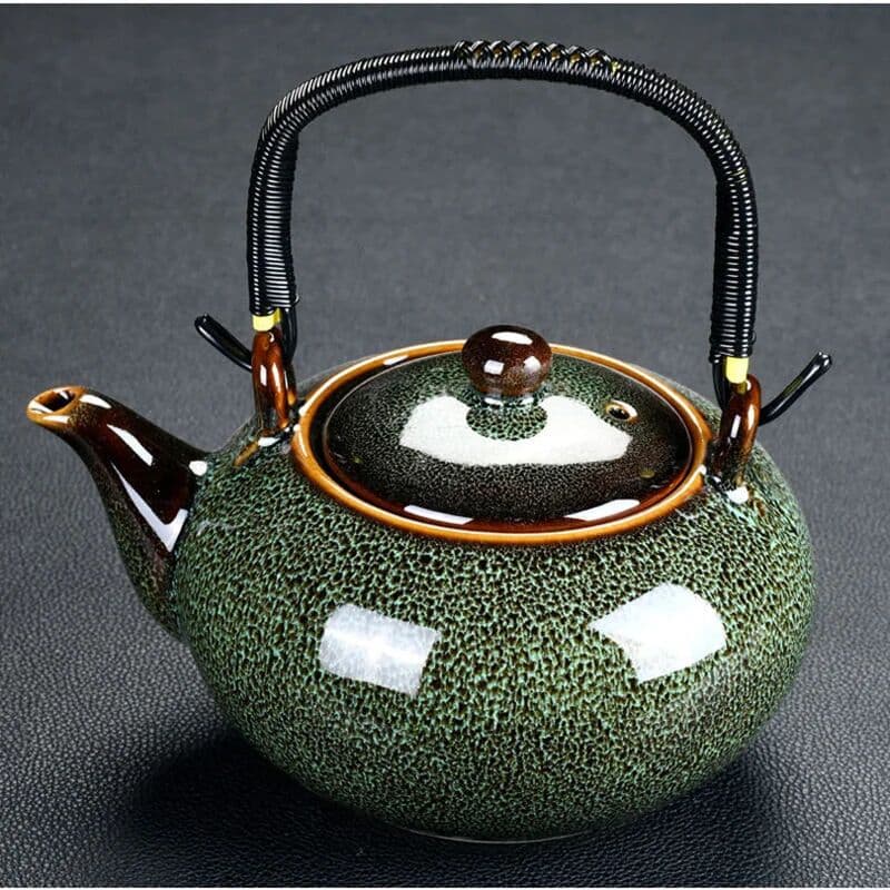 To Catch Fish Large Capacity teapot 700ml Ceramics coffee pot with beam pot tea set small teapot tea cup household flower tea making teapot