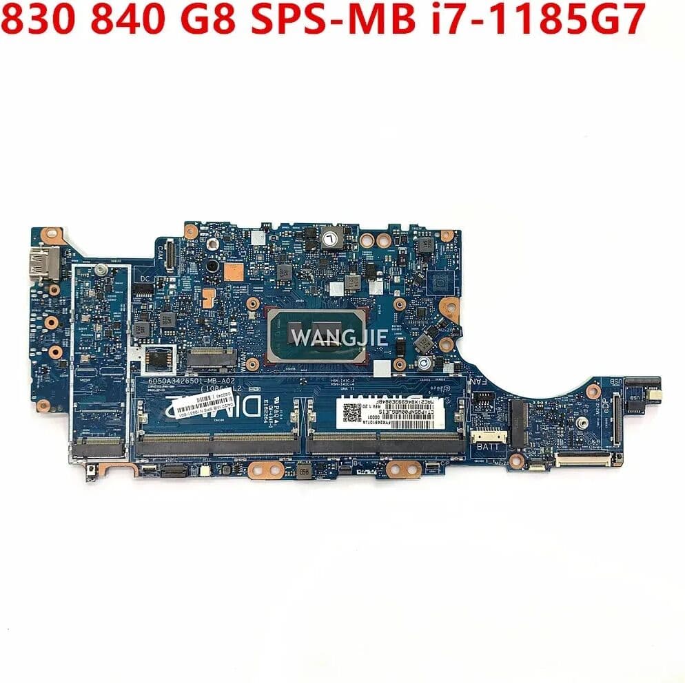 Dwjc 6050A3426501 For HP EliteBook 830 840 G8 Laptop Motherboard N19931-601 N19930-601 N19929-601 11th CPU On Board 100% Working