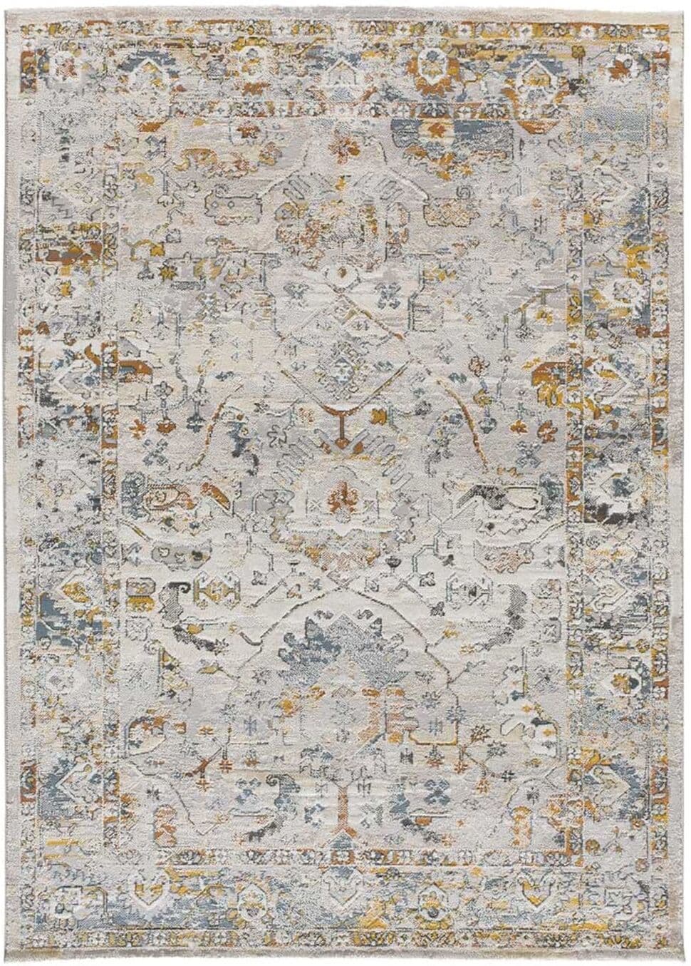 Atticgo Alfombra vintage beige/caldera 134x200 cm
