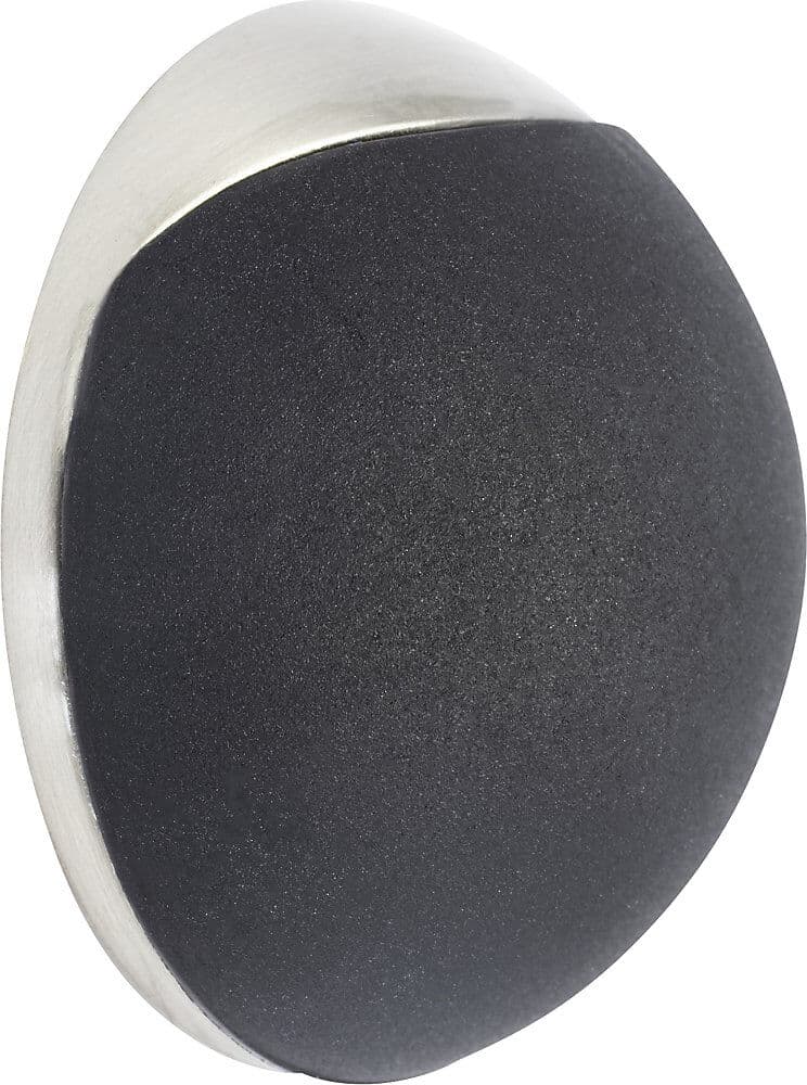 Wandtürstopper SOG WALL, Ø 38 mm, VE 2 Stk, 15 mm, silber/schwarz Wagner