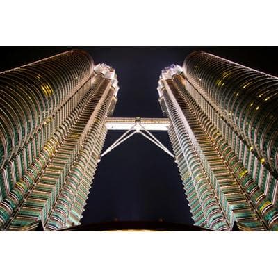 Papermoon "SKYLINE-NEW YORK CITY SINGAPORE HONG KONG WANDBILD XXL"
