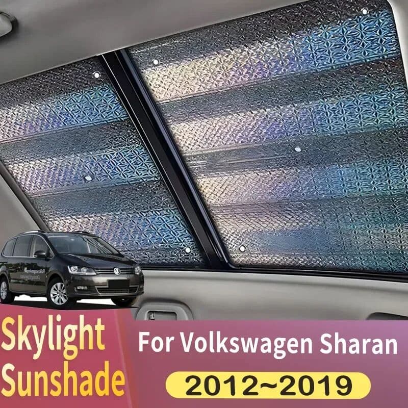 zhuiji Sunroof Sunshade Suitable For Volkswagen VW Sharan 7N 2012~2019 2013 Car Panoramic Roof Heat Shield Window Anti-UV Accessories