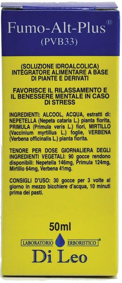 LABORATORIO ERBORISTICO D FUMO-ALT-PLUS COMPOSTO PVB 33