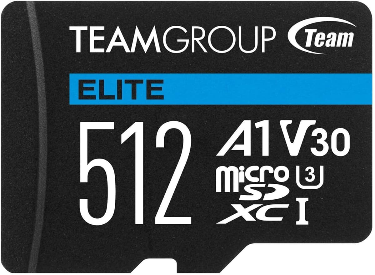 Team Group ELITE Micro SDXC UHS-I U3 V30 A1 512GB Memory Card