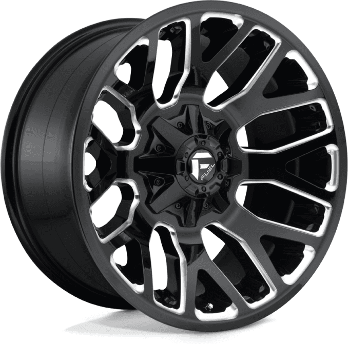 Fuel Off-Road Jantă de Aluminiu, FUEL D623 WARRIOR, 20x10.0, ET -18, 5x114.3 / 5x127, 78.1, Negru
