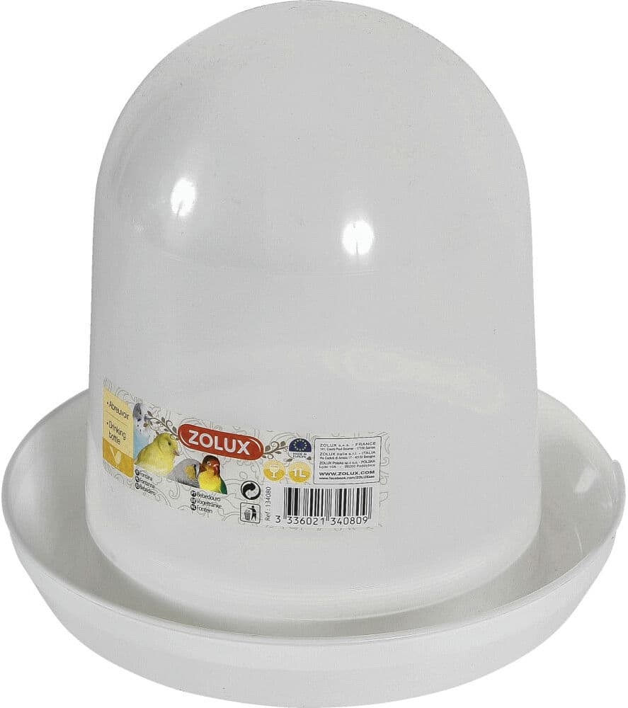 Zolux Uccelli Beverino Per Voliera Lt 1L
