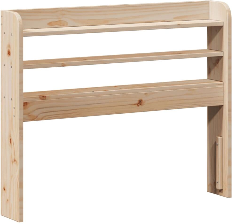vidaXL Tête de lit avec étagères 75 cm bois massif de pin