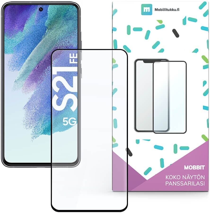 Samsung Galaxy S21 FE 5G Hupsis Koko Näytön Panssarilasi